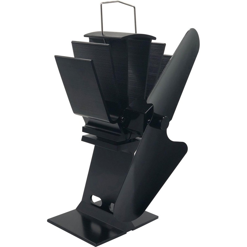 FIREFIX 2100/1 Fireplace Fan (Powerless) 2 Blades, Black