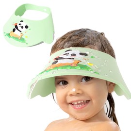 LADES Baby Shower Caps Shield - Adjustable Kids Bath Visor Hat Shampoo Washing Hair Protection Soft Cartoon for Toddler