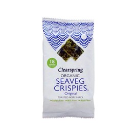 Clearspring Organic Seaveg Crispies Original 4g (Pack of 16)