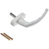 Hoppe 3737041, white window handle LIÈGE-concealed screwed, 7 x 32