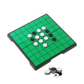 KOKOSUN Reversi Magnetic Folding Plate, Portable and Convenient Educational Toy (Mini Round Corner Type)