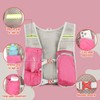 Sahunfri Women's Running Vest Pink, Lightweight Hydration Backpack with 250ml