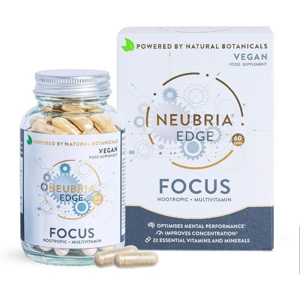 NEUBRIA Edge Focus Supplement – Advanced Multivitamin for Adults with