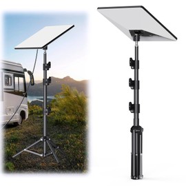 Starlink Mini Tripod Mount – Portable Adjustable Travel Tripod Stand with 3-Level Height & 360° Tilt Adjustment, Includes 1/4'' Screws Mounting Kit for Outdoor Camping,RV Use