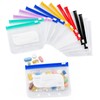 Pill Pouches Bags for Travel 14 Pieces, A8 Reusable Zippered