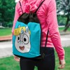 LOGOVISION Powerpuff Girls Donny Head Drawstring Backpack Sports Bag Sackpack