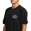 RVCA Men's Global Hex Short Sleeve Tee, Black