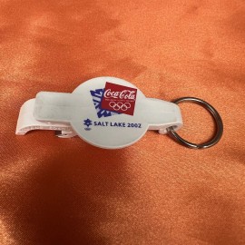 Coca Cola 2002 Salt Lake Winter Olympics Coca-Cola Bottle Opener Vintage Coke Key Chain