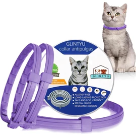 3 Piezas Collares para Gato, con Aceites Esenciales de Lavanda y Citronela, Impermeable y Cuello Ajustable para Pequeños, Medianos y Grandes Gatos