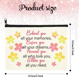 iDTogAoE Graduation Gifts,Inspirational Gifts,Gifts for Women Birthday,Appreciation Giftsfor Women Cosmetic Bag,make up bag for Birthday Christmas Coworker Retirement Travel Farewell Gifts