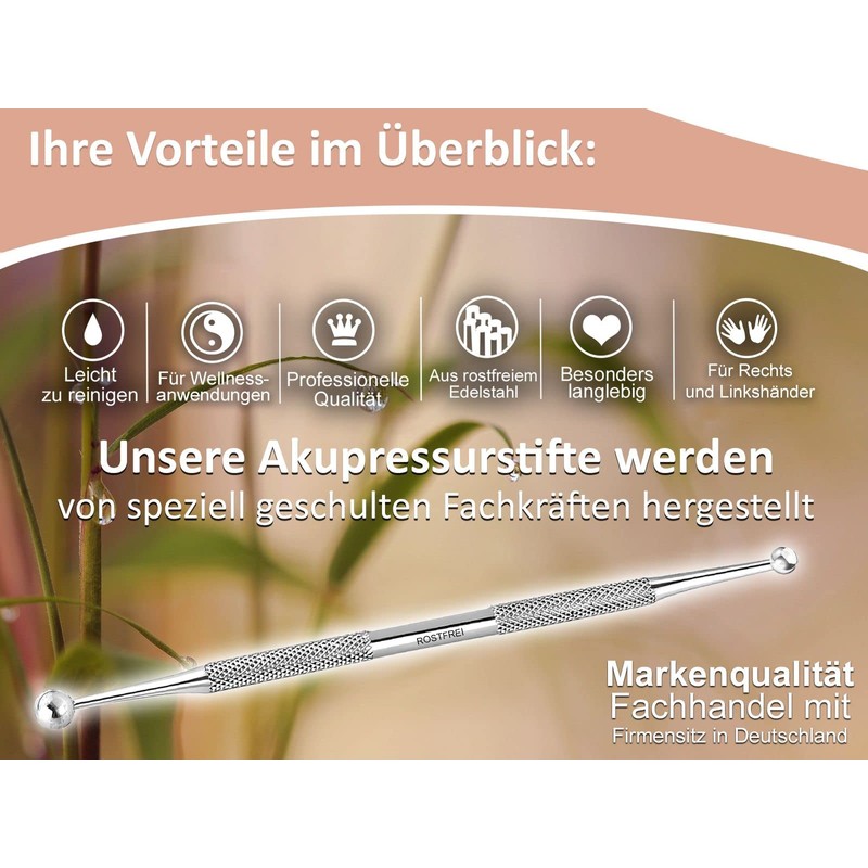 Acupressure Pen Ball 5/10 mm Scar Stick Acupressure Rod Acupuncture