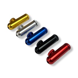 M&M Smartek Snuff Dispenser Aluminium in Various Colours Dispense Snorter Snuff Dispenser Rocker Discreet Version 4 - V2.0 2023 (Black)