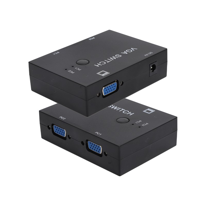 VGA Switcher 2 Input +1 Output MultiComputer Host Converter 2