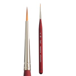 Princeton Velvetouch, Series 3950, Paint Brush for Acrylic, Oil and Watercolor, Mini- Round, 0