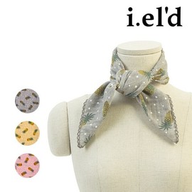 Ield 대구백화점 아이엘드나염 쁘띠 파인애플 손수건(IBA9001) Daegu Department Store Ieldnaem Petit Pineapple Handkerchief (IBA9001)