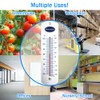 Large 240mm Wall Thermometer Garden Greenhouse Home Office Room Use