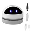 Hallocool Desktop Vacuum Cleaner Mini Desk Vacuum Cleaner Portable Dust