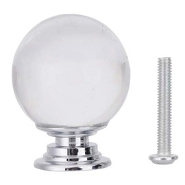 30 mm Ball Shape Crystal Glass Pull Handle Cabinet Drawer Cupboard Knob Furniture Pulls Door Fittings