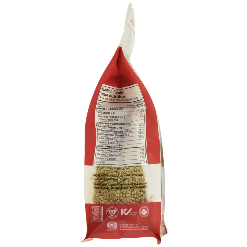 ONE DEGREE Sprouted Organic Steel Cut Oats, 680g