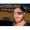 Eye Patch, Mesh, Aero, See Through, Black, Concave, Breathable Fabric,