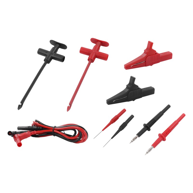 Multimeter Test Leads Kit Crocodile Clip Banana Plug Probe for