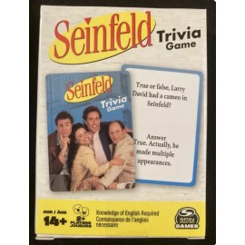 Spin Master Games Seinfeld - Trivia Game - Contains: 53 Cards & Instruction Card - Ages 14+
