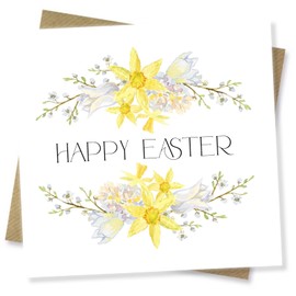 Punkcards - Easter Cards, Easter Wishes Greeting Card, Happy Easter Card, Religious Card for Friend or Family, Made in UK
