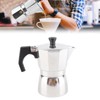 Stovetop Coffee Maker Coffee Boiler Pot Aluminum Octagonal Shape for