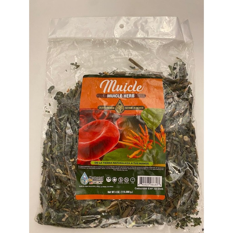 Natural De Mexico Muicle 4 onzas Te Tea 4 Oz.