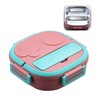 Lunch Box With Fork 2 Compartment Japanese Lunch Box Reusable