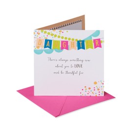 American Greetings Birthday Card for Daughter (Thankful)