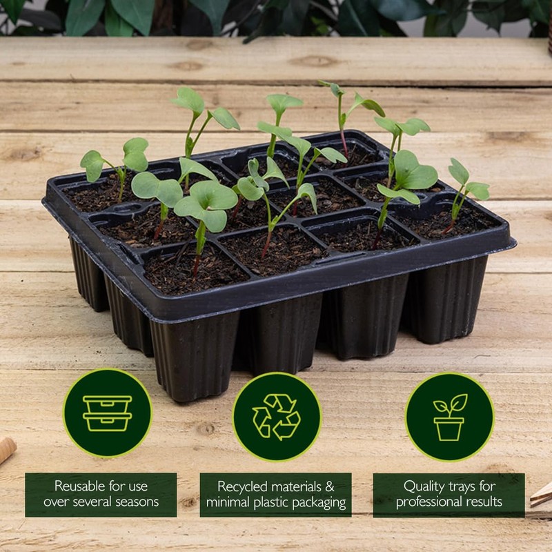 Bosmere Garden Care Modular Inserts, 12 Cells, Pack of 6,