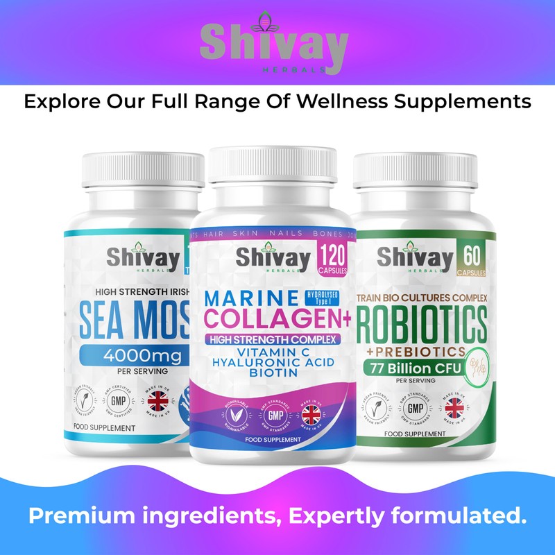 Marine Collagen Complex with Vitamin C, Hyaluronic Acid, Biotin |