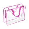 PATIKIL L Size Clear Toiletry Bag, PVC Transparent Makeup Bag