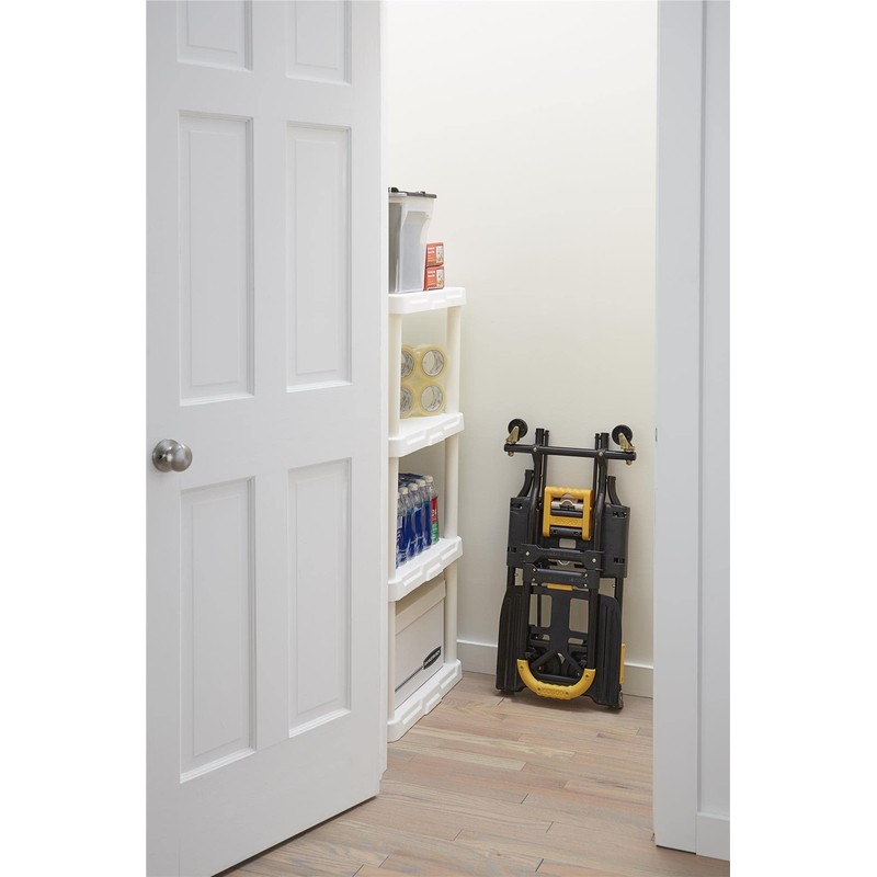 COSCO 12225YGB1E 2-in-1 Folding Hand Truck, 300 lb. Capacity, Multi-Position