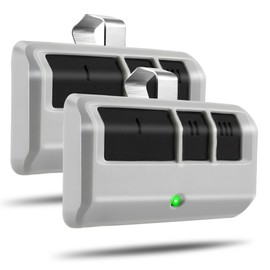 2 for LiftMaster Chamberlain Craftsman Garage Door Opener Remote 371LM 373L 971LM 973LM 893LM 893Max 891LM, Purple Red Orange Green Yellow Learn Button Garage Door Remote