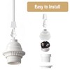 Phenolic Medium Base Light Socket,3 Pack TWDRTDD White Period Style