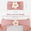 AQOKKA Baby Flower Headbands Nylon Baby Girl Headbands Handmade Hairbands