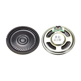uxcell 0.5 W 8 Ohm DIY Magnetic Speaker 40mm Round-Shape Replacement Loudspeaker 2pcs