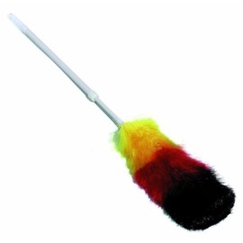 Feather Duster Silver/Grey/Blue/Black/Red/Gold Elastic Handle 68 cm