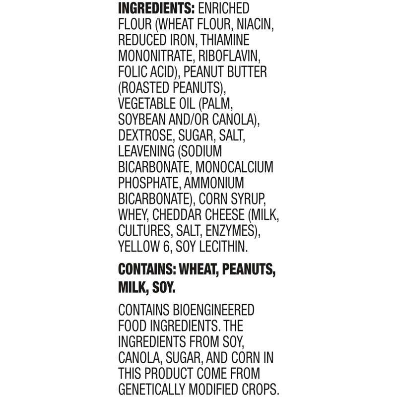 Lance Sandwich Crackers, ToastChee Peanut Butter, 20 Individually Wrapped Packs,