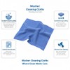 Mcsher Microfiber Cleaning Cloths - 6 Pcak, Blue, 6"x 7"