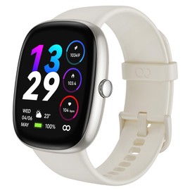 Health Fitness Tracker, 24/7 Heart Rate/SpO2/Sleep Monitor, 1.69'' Activity Trackers with Pedometer, Calories & Step Counter, Fitness Smart Watches for Women Men (White)