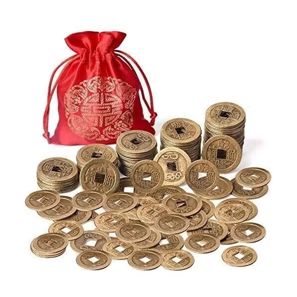 240 Pieces Chinese Fortune Coins Feng Shui I-Ching Coins Chinese