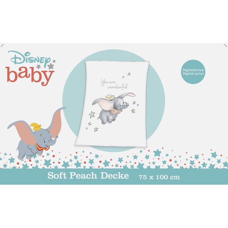 Herding Soft-Peach Blanket, Polyester, White, 75 x 100 cm