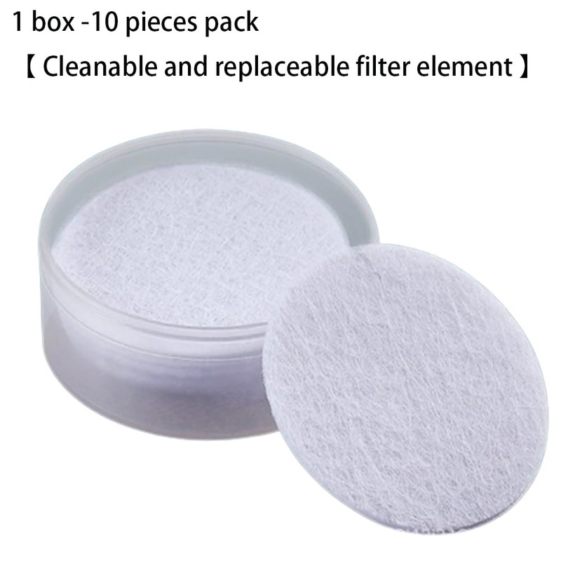 1 Box -10 Pieces Set Washable and Replaceable Filter Element