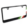 BLVD Real Black Carbon Fiber Italy Flag Off-center in Sports