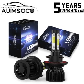 AUIMSOCO For Chevy Cruze LS LT Sedan 2011-2015 9008 H13 LED Headlight High Low Bulbs
