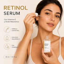 Serum Retinol Vitamina Ácido Hialurónico Suero Nocturno Apariencia Líneas Expresión Textura Irregular Hidratación Intensa Skincare Coreano