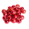 Christmas Ornament Ball Ornament, 40 mm, Red, 24 Pcs/Sphere Ball